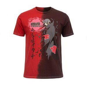 Naruto Shippuden Itachi Split‎ Wash T-Shirt Size Small